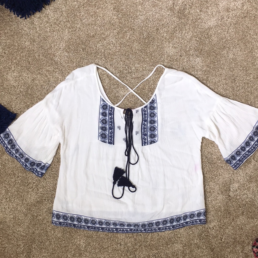 Chloe & Katie flowy, feminine blouse